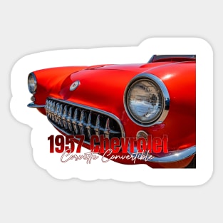 1957 Chevrolet Corvette Convertible Sticker